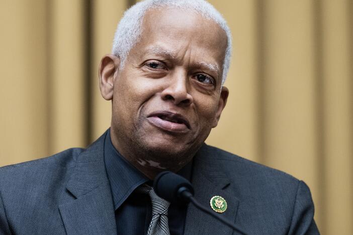 Rep. Hank Johnson speaks during a House Judiciary Committee hearing in 2023.
