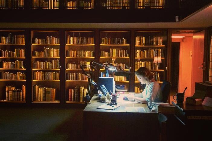Special collections at the Boston Public Library.<br>