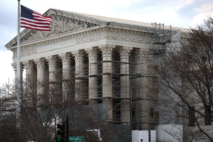 The U.S. Supreme Court is shown on March 17 in Washington, D.C.