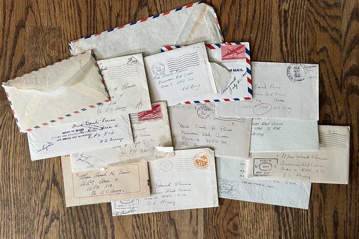 My family recently unearthed dozens of letters from clearly smitten servicemen who'd met my Mom at Red Cross dances in Rome in the final months of World War II.