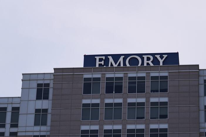 Emory University Hospital Midtown is seen on Thursday in Atlanta.
