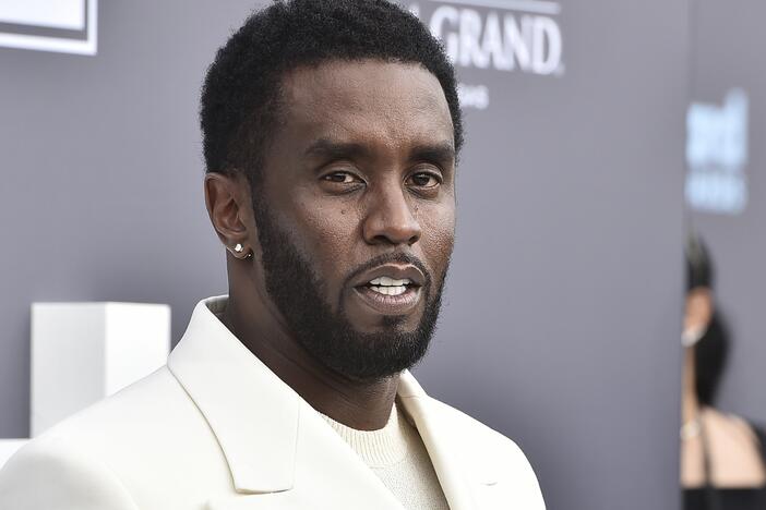 Music mogul and entrepreneur Sean "Diddy" Combs arrives at the Billboard Music Awards, May 15, 2022, in Las Vegas.