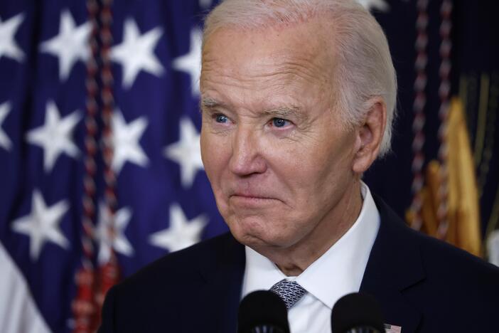 Then-President Joe Biden, pictured during a White House ceremony in January 2025, has been diagnosed with what his office calls an "aggressive form" of prostate cancer.