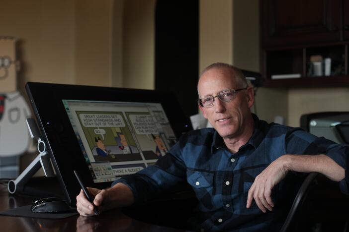 Cartoonist Scott Adams, pictured in 2014, said Monday he has metastatic prostate cancer and does not expect to survive the summer.