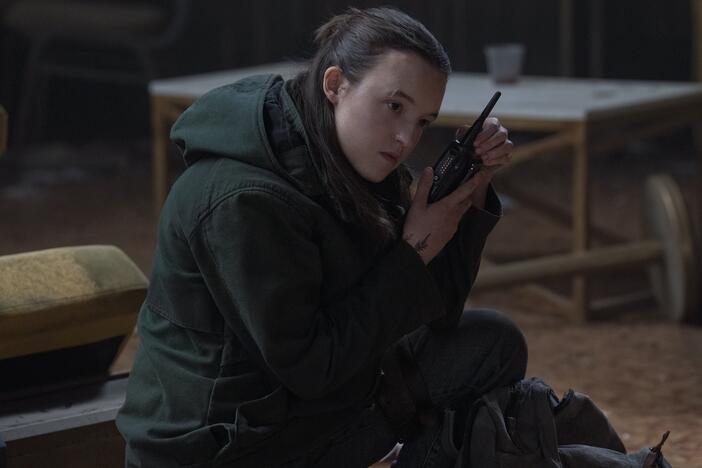Bella Ramsey as Ellie in the Season 2 finale of <em>The Last of Us. </em>