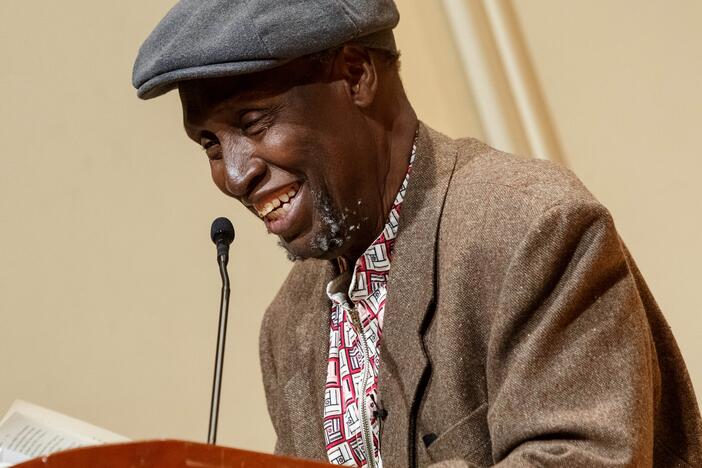 Kenyan writer Ngũgĩ wa Thiong'o was a champion of local African languages.