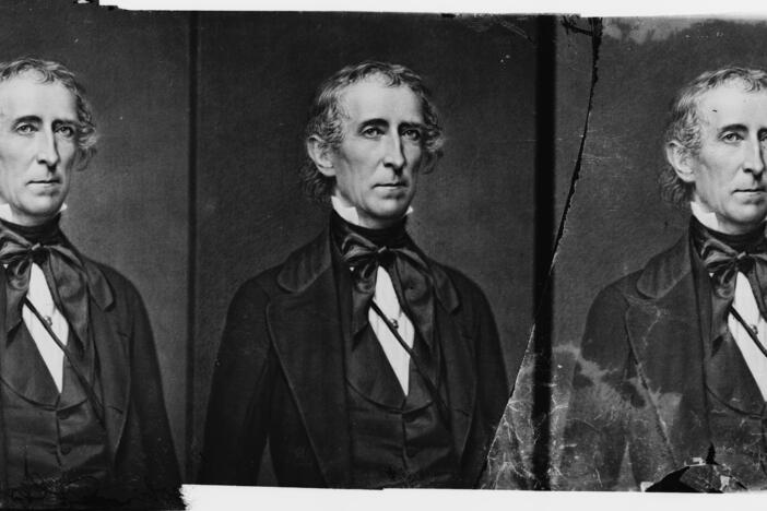 President John Tyler, circa 1860-1865. His last surviving grandchild, Harrison Ruffin Tyler, died on Sunday.