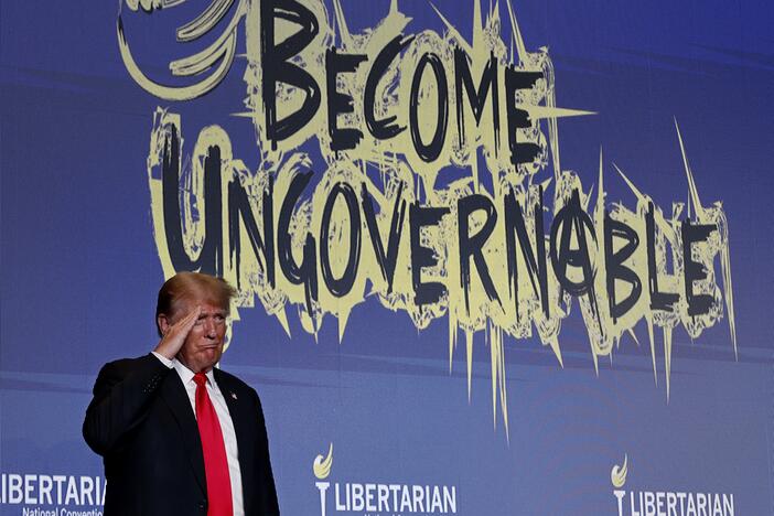 While addressing the Libertarian Party national convention in 2024, President Trump promised to free Ross Ulbricht, a former tech entrepreneur incarcerated for creating a dark web site called Silk Road that was used by drug traffickers. "If you vote for me, on day one I will commute the sentence of Ross Ulbricht," Trump said, sparking applause.
