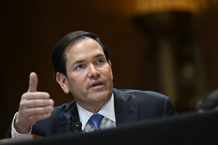 Secretary of State Marco Rubio appears before the Senate Committee on Appropriations on Tuesday in Washington.