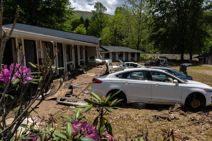 The Super 8 Motel in Swannanoa has sat vacant and destroyed since Hurricane Helene hit western North Carolina in September 2024.