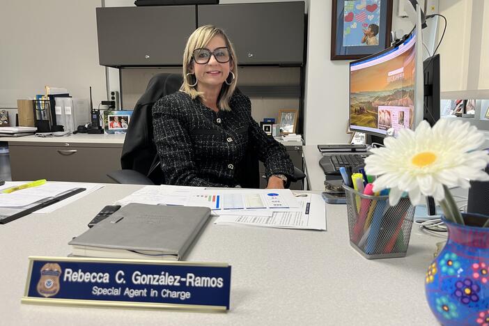 Rebecca González-Ramos runs Immigration and Customs Enforcement's intelligence office — known as Homeland Security Investigations — in San Juan, Puerto Rico. Her mandate under President Trump, she said, is to find every deportable immigrant in Puerto Rico and the U.S. Virgin Islands.
