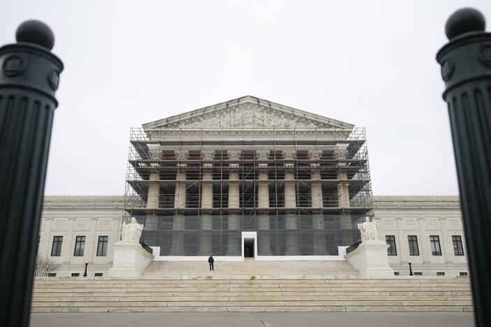 The Supreme Court is seen on April 7 in Washington, D.C.