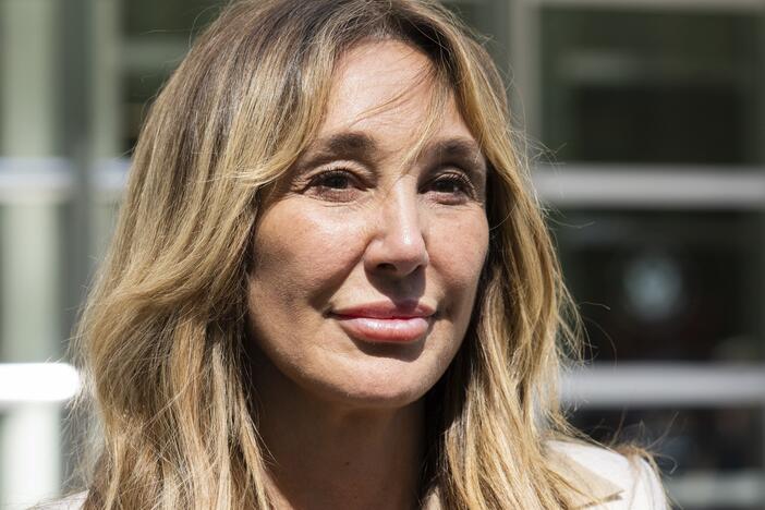 Nicole Daedone, founder and former CEO of OneTaste, departs Brooklyn federal court on June 13, 2023, in New York. Daedone and the company's former head of sales, Rachel Cherwitz, were convicted on forced labor conspiracy charges.