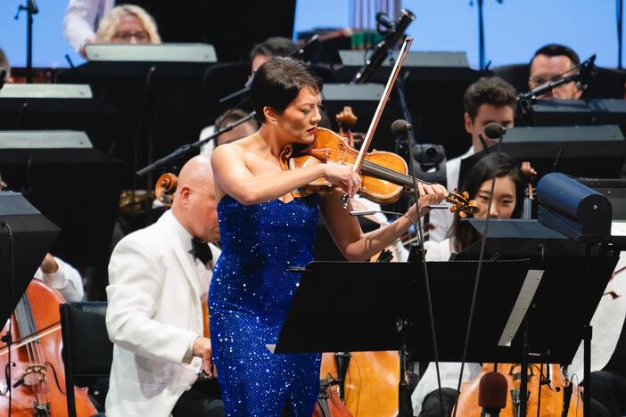Violinist Anne Akiko Meyers has spent much of her decades-long career commissioning new works by contemporary composers.