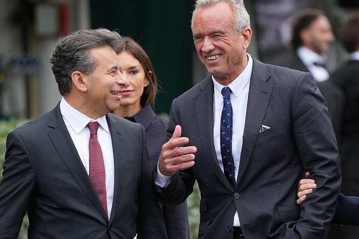 Health and Human Services Secretary Robert F. Kennedy Jr. (R) and Food and Drug Administration (FDA) Commissioner Martin Makary at the White House in May, when Kennedy released a Make America Healthy Again Commission report that blamed the rise in chronic illnesses on ultraprocessed foods, chemical exposures, lifestyle factors and excessive use of prescription drugs.