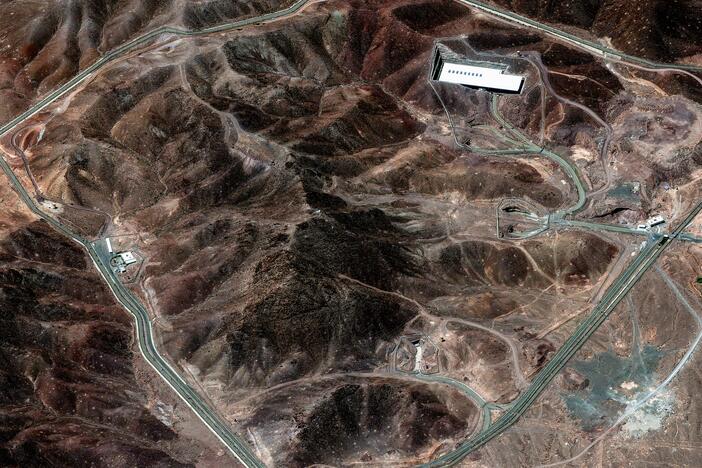 Iran's Fordow Fuel Enrichment Plant is built into a mountainside and seems to be in the business of processing uranium isotopes.