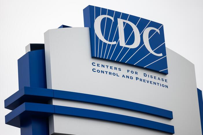 A view of the sign of Center for Disease Control headquarters is seen in Atlanta, Georgia