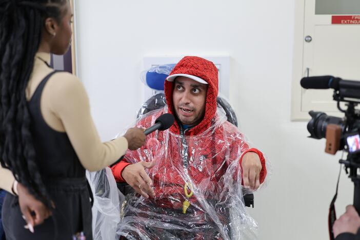 Rick Macias of Kansas City, Kansas, came to Washington, D.C., last month with ADAPT, a disability rights organization, to speak out against Medicaid cuts.