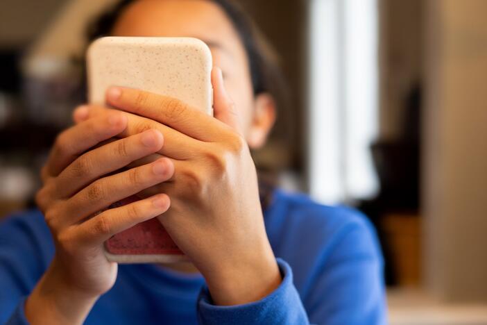 The study asked about signs of addiction to mobile phones, social media and video games. Those signs can include being preoccupied thinking about them and being unable to cut down on using them.