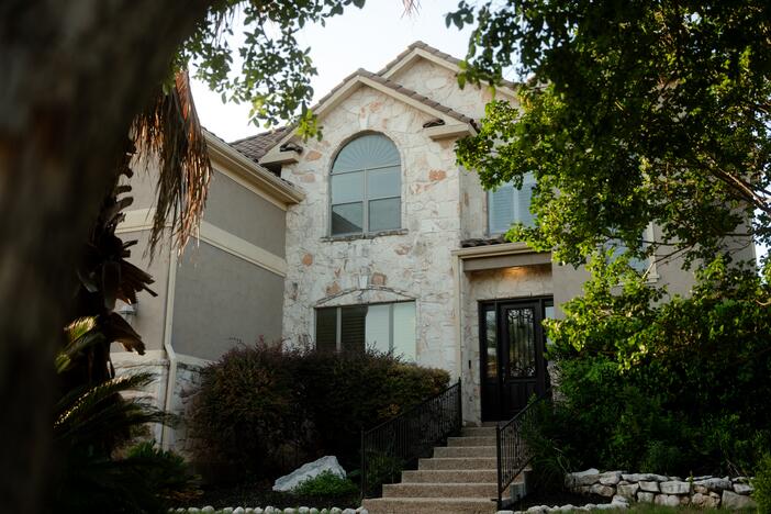Navy veteran Matthew Kelly's home in San Antonio, Texas. Kelly was left stranded when the VA abruptly ended a mortgage program that's been helping save thousands of vets homes.