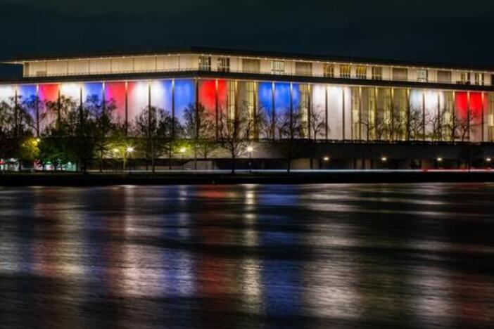 The John F. Kennedy Center for the Performing Arts, April 2025.