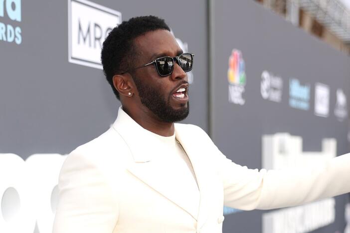 LAS VEGAS, NV - May 15: 2022 BILLBOARD MUSIC AWARDS -- Pictured: Sean "Diddy" Combs arrives to the 2022 Billboard Music Awards held at the MGM Grand Garden Arena on May 15, 2022.