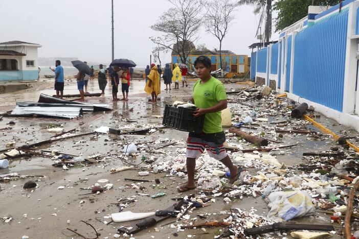 Hurricane Erick hit Oaxaca, Mexico, in June. Hurricane forecasters used data collected by Department of Defense satellites to monitor the storm as it intensified more rapidly than computer models had suggested it would. Such DoD data will no longer be shared with forecasters.