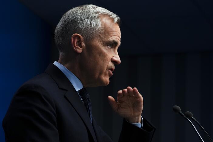 Canadian Prime Minister Mark Carney holds a closing press conference following the NATO Summit in The Hague, Netherlands on Wednesday, June 25.