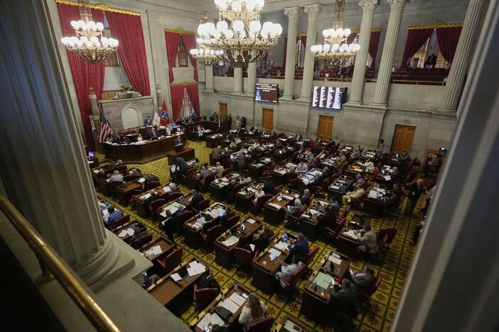 The Tennessee House of Representatives meeting in April in Nashville.
