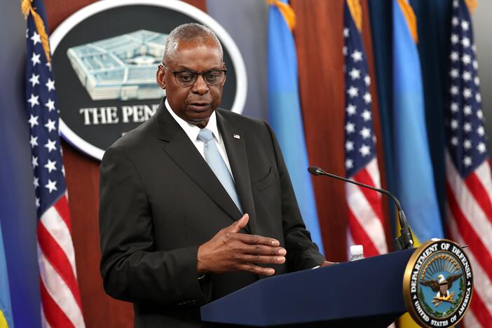 Former Defense Secretary Lloyd Austin in 2024. A federal appeals court has ruled in his favor and canceled plea deals for three men accused of plotting the 9/11 attacks.
