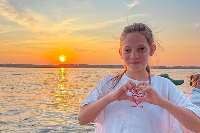 Just after the summer session ended in late June, Heart O' the Hills camper Sydney Sutton sent this photo to the camp's director, Jane Ragsdale, who was killed in the July 4 flooding in Kerr County, Texas.