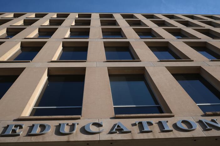 The Washington, D.C., headquarters of the U.S. Department of Education shown in March.
