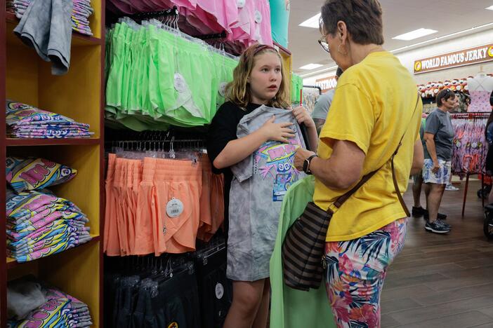 Clothing prices jumped by 1% in June, contributing to a rise in inflation during the month. Imported clothing is one area where the effects of tariffs are beginning to be felt by shoppers.