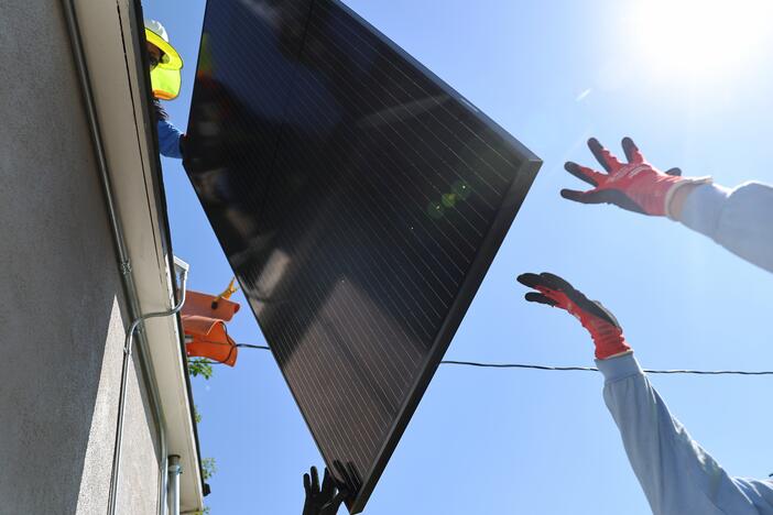 In the coming months, there will be "a 'hurry-up-and-buy' 'limited-time-offer' kind of dynamic" to get government incentives for home solar and other energy-efficient technologies, says Ari Matusiak, CEO of the nonprofit Rewiring America. <br>