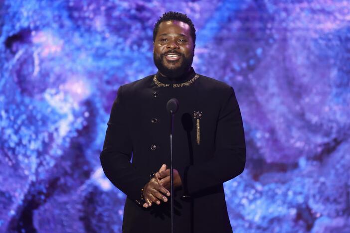 Malcolm-Jamal Warner at the 65th GRAMMY Awards in Los Angeles, California.
