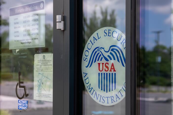There is an ongoing staffing crunch at the Social Security Administration. Here is one of the agency's field offices, on Staten Island, N.Y.