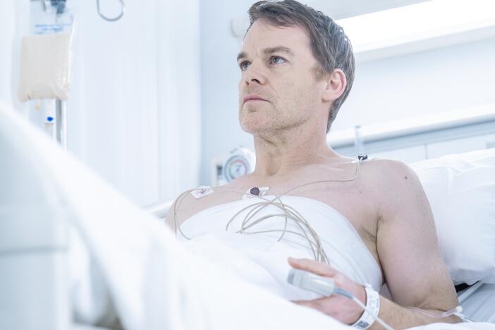 Michael C. Hall as Dexter Morgan in<em> Dexter: Resurrection.</em>