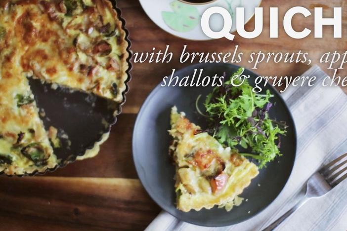 Quiche with Brussels Sprouts, Apples & Shallots: asset-mezzanine-16x9