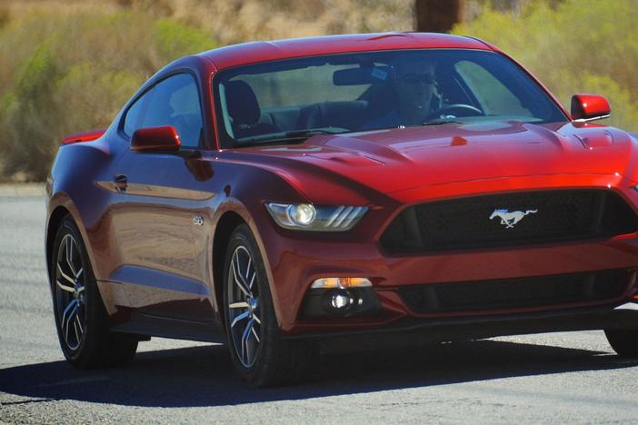 2015 Ford Mustang GT & 2015 Toyota Camry: asset-mezzanine-16x9