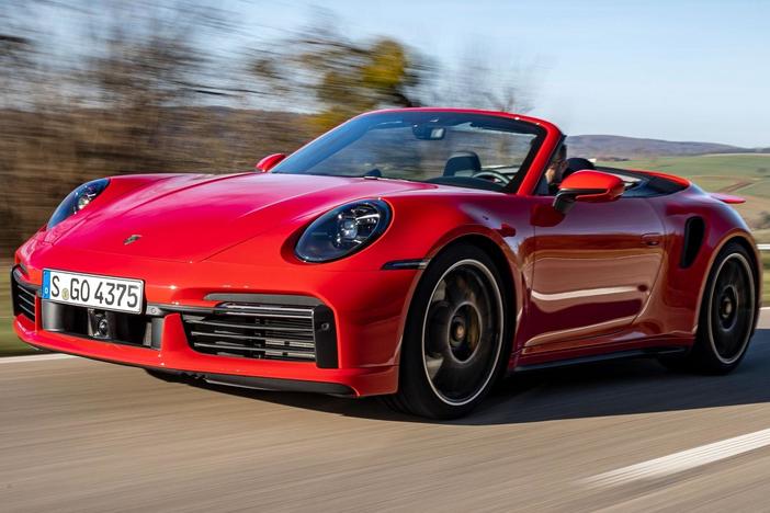 2021 Porsche 911 Turbo S Cabriolet & 2021 Cadillac Escalade: asset-mezzanine-16x9