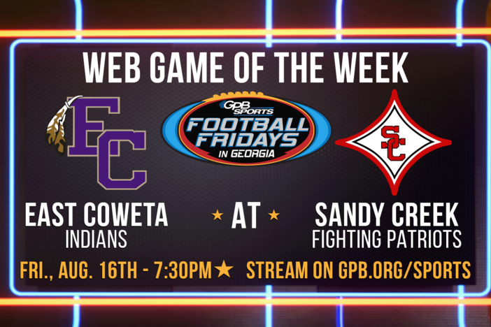 2024 Football Fridays in Georgia: Web Game - East Coweta at Sandy Creek: asset-mezzanine-16x9