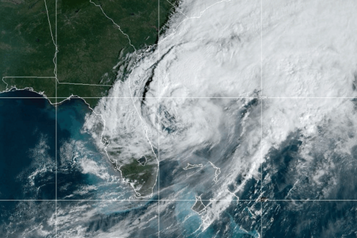 Satellite image of Hurricane Milton on Oct. 10, 2024, via CIRA/NOAA