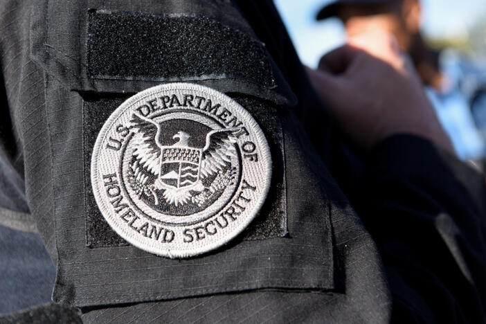 A member of Immigration and Customs Enforcement (ICE) and Removal Operations (ERO) (San Francisco and Northern California) Fugitive Operations teams is pictured during an operation in San Jose, California, on Sept. 25, 2019. File photo by Kate Munsch/ Reuters