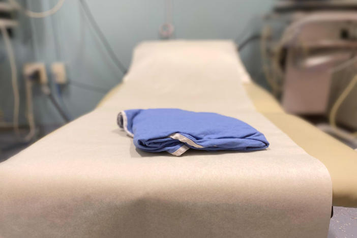 medical examination table & room