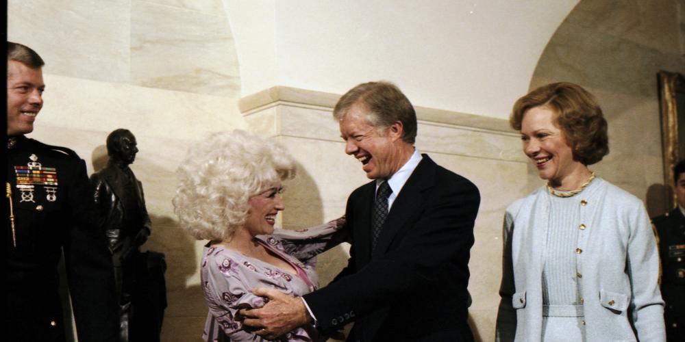 Dolly Parton with Jimmy and Rosalynn Carter
