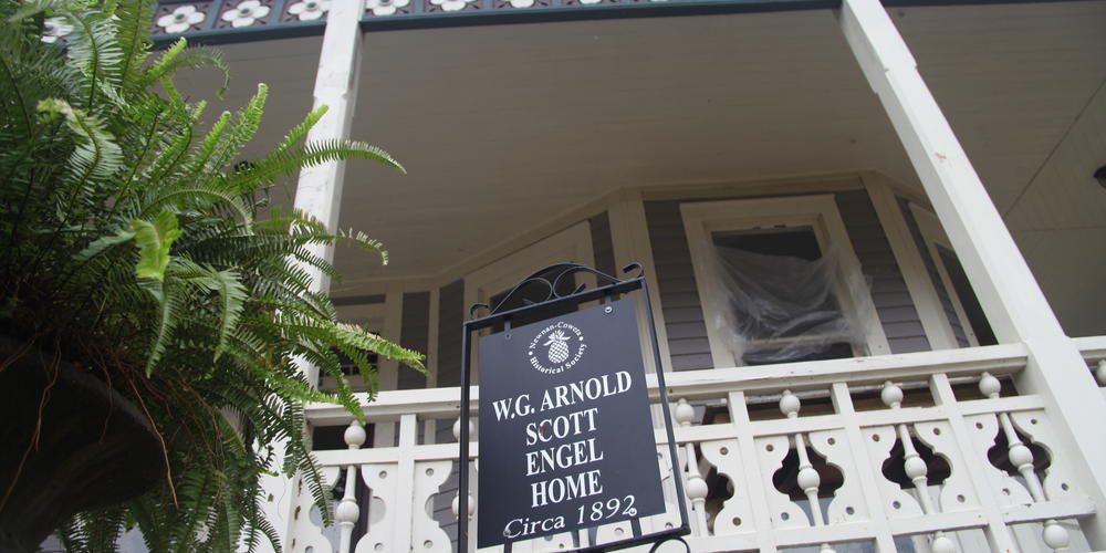 Historic home damaged in deadly storm in Newnan, Ga. on Friday, March 26, 2021.