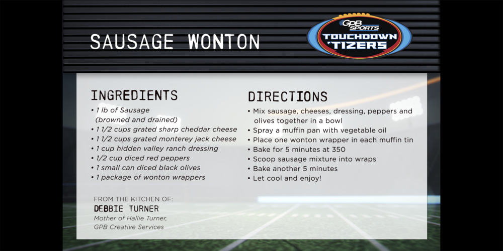 Sausage wonton