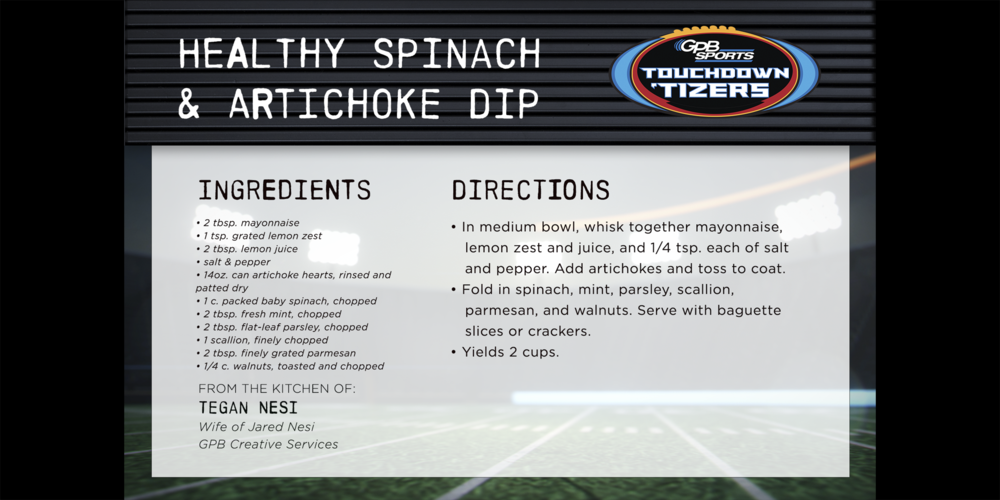 Healthy Spinach & Artichoke Dip