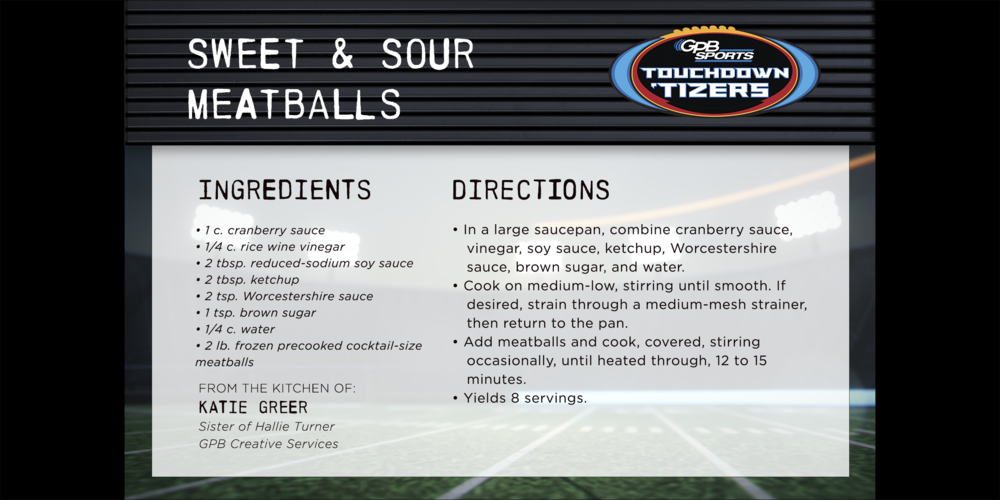 Sweet and Sour MEatballs