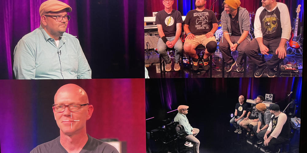 Behind the scenes of Thoughts Are Nuclear on the Peach Jam Podcast